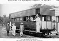 John C. Turk and his wife aboard a private railroad car in Burma (1901)