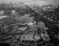 Aerial View of City Park, Denver 1940