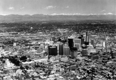 Aerial View of Denver 1970